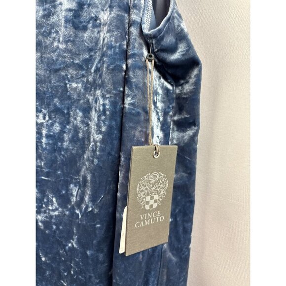 Women’s Vince Camino XL Blue Velvet Tank Blouse - Picture 4 of 6